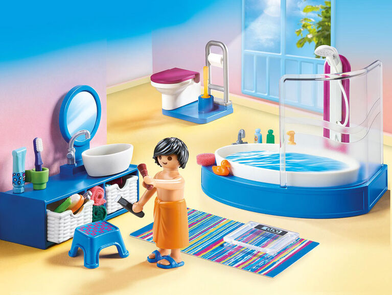 Salle de bain avec baignoire  - Playmobil