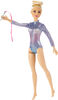 Barbie - Poupée Gymnaste rythmique blonde, 30,40 cm, justaucorps
