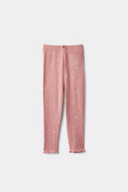 RISE Little Earthling Ribbed Pocket Legging Blush Floral