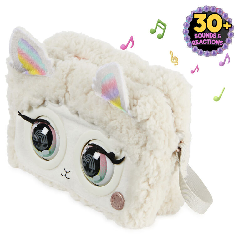 Purse Pets, Llamalush Interactive Pet and Handbag with over 30 Sounds and Reactions Toys R Us