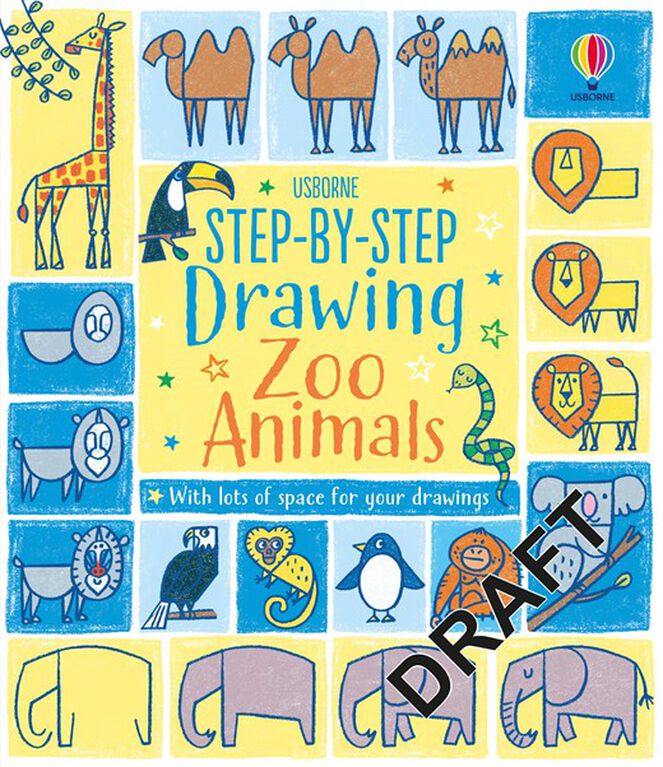 Step By Step Drawing Zoo Animals - &Eacute;dition anglaise