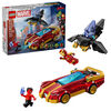 LEGO Marvel Iron Man Car & Black Panther vs. Red Hulk Building Toy - Marvel Superhero Toy for Kids- 76310