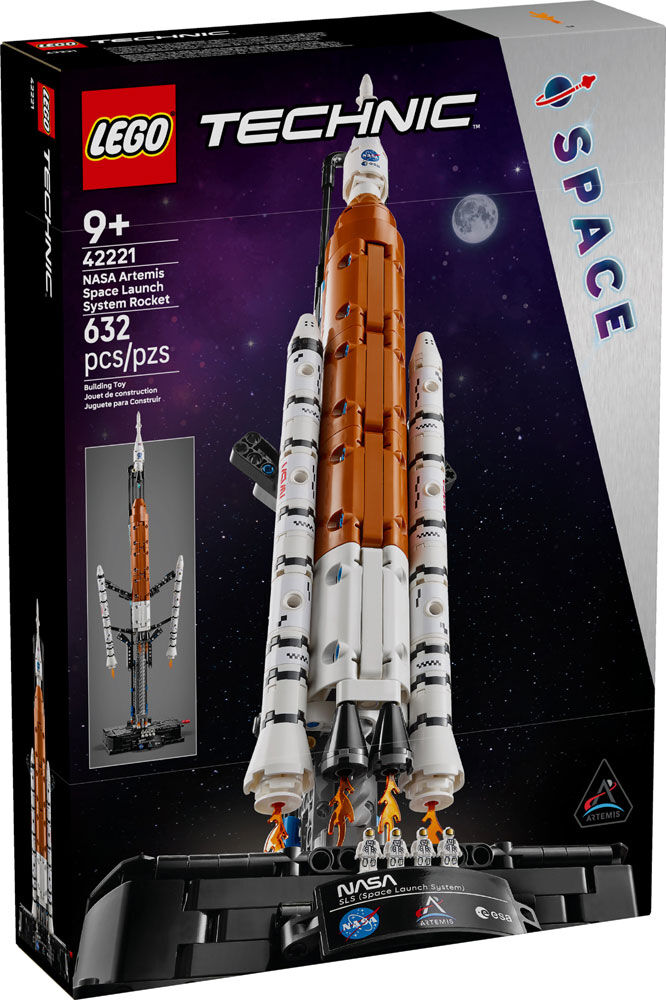 LEGO Technic NASA Artemis Space Launch System Rocket Building Toy for Kids, Ages 9+ 42221