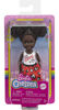 Barbie Chelsea Doll Wearing Skirt with Heart-Print and Metallic Shoes