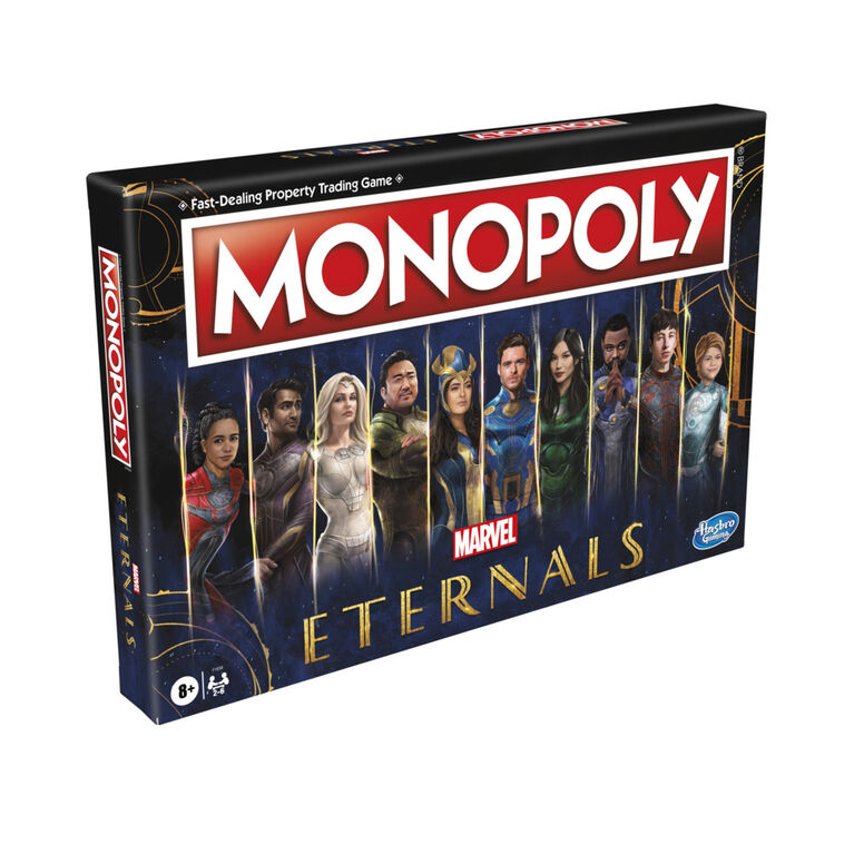 Monopoly: Marvel Studios' Eternals Edition Board Game for Marvel Fans - English Edition