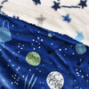 Baby's First by Nemcor Reversible Ultimate Sherpa Baby Blanket, Space