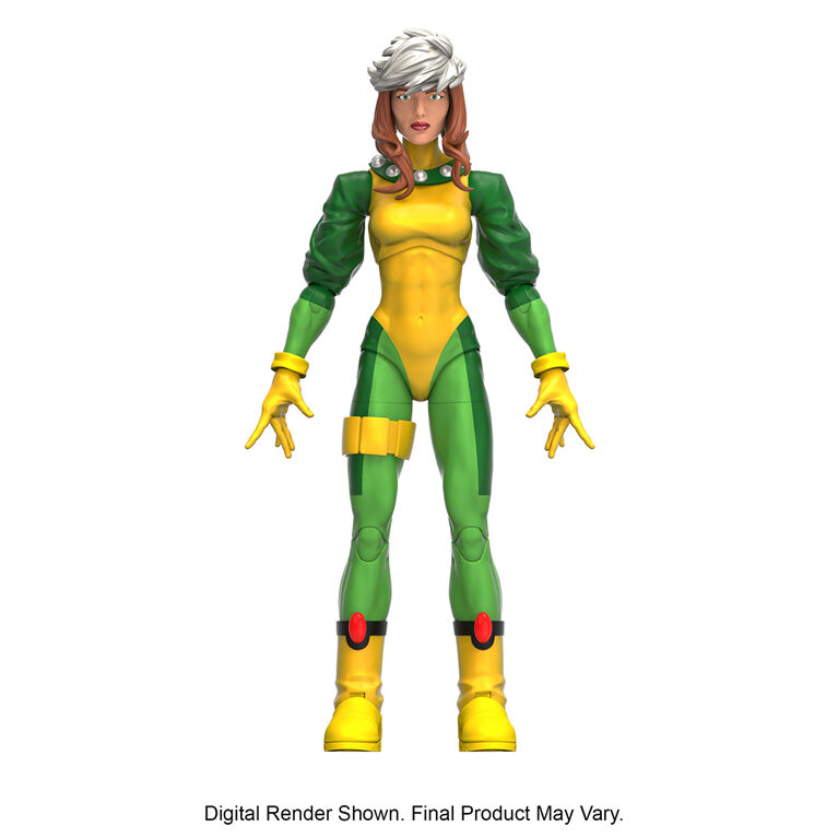 Marvel Legends Rogue Premium Design, 1 Figure, 2 Accessories, and 1 Build-A-Figure Part