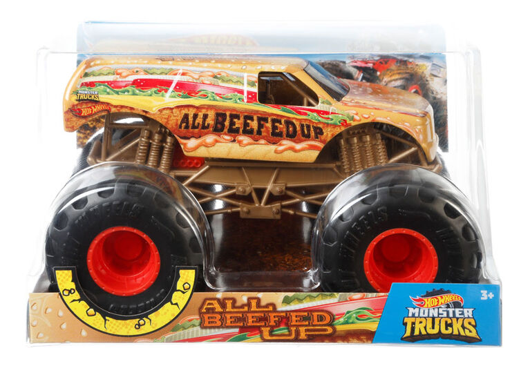 Hot Wheels Monster Trucks All Beefed Up Vehicle - English Edition
