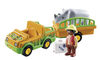 Playmobil 1.2.3. Zoo Vehicle With Rhino 70182