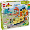Ensemble de train pour tout-petits, jouet de construction créative LEGO DUPLO Le grand train communautaire interactif 10428