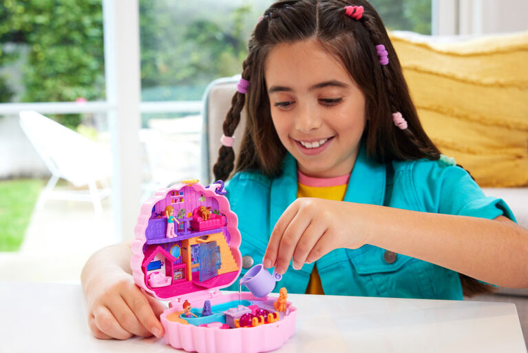 Polly Pocket-Coffret Toilettage Caniche 2 figurines et 12 accessoires