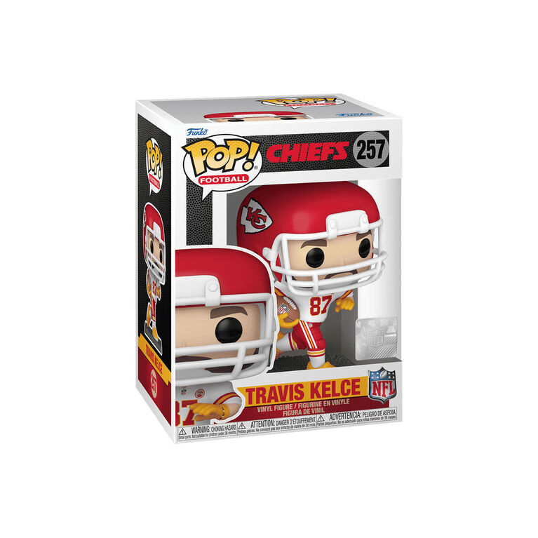 Pop! NFL: Kansas City Chiefs - Travis Kelce (Chiefs Away Uniform) Vinyl Figure