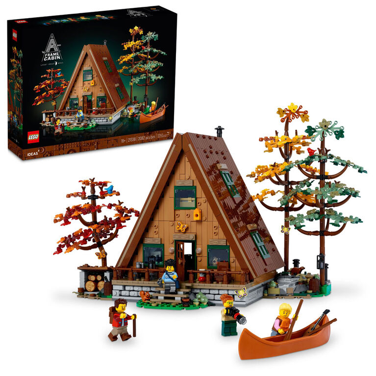 LEGO Ideas A-Frame Cabin 21338 Building Kit for Adults (2,082 Pieces)