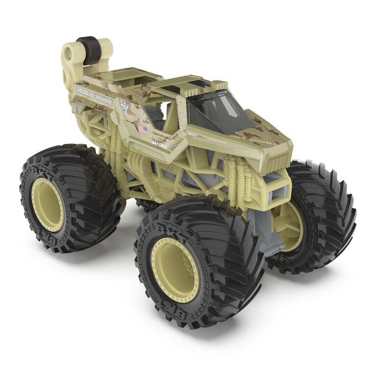 Monster Jam, Official Soldier Fortune Monster Truck, Die-Cast Vehicle, Legacy Trucks Series, 1:64 Scale