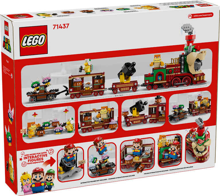 LEGO Super Mario The Bowser Express Train Toy Playset, Nintendo Birthday Gift for Kids, Mario Toys, 71437