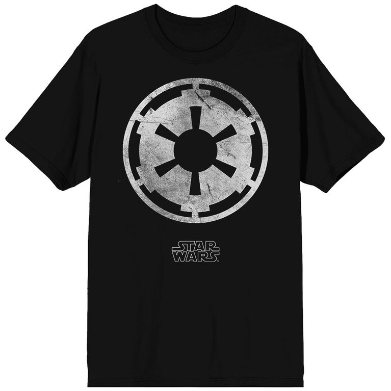 Star Wars Empire Logo Mens Black T-shirt 