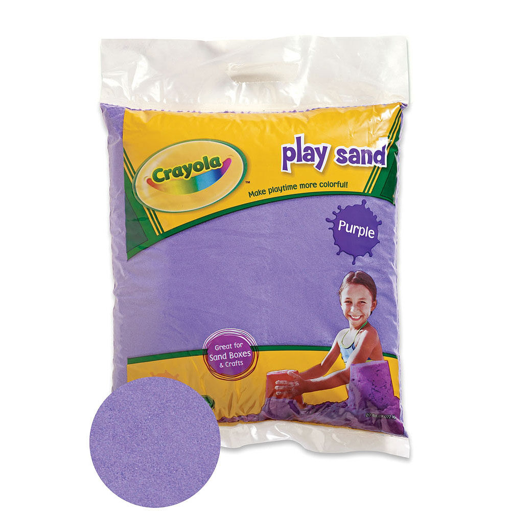 Constructive Playthings Crayola Purple Play Sand 20 Pound Bag 