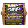 Kinetic Sand, Buried Treasure Playset with 6oz of Play Sand and Surprise Hidden Tool (Style May Vary)