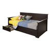 Summer Breeze Lit divan avec rangement- Chocolat