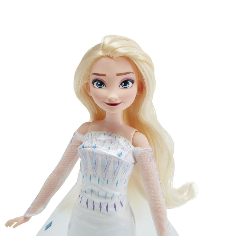 Disney La Reine des neiges 2, poupée mannequin Elsa robe à décorer avec autocollants, marqueur et pochoir