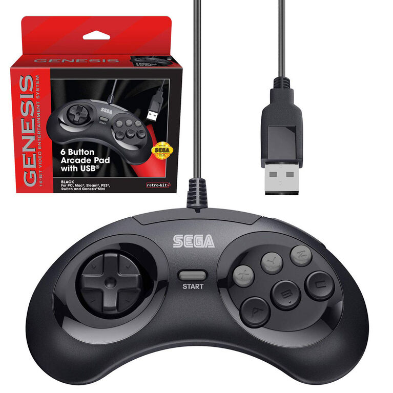 Sega Genesis Controller Black Toys R Us Canada