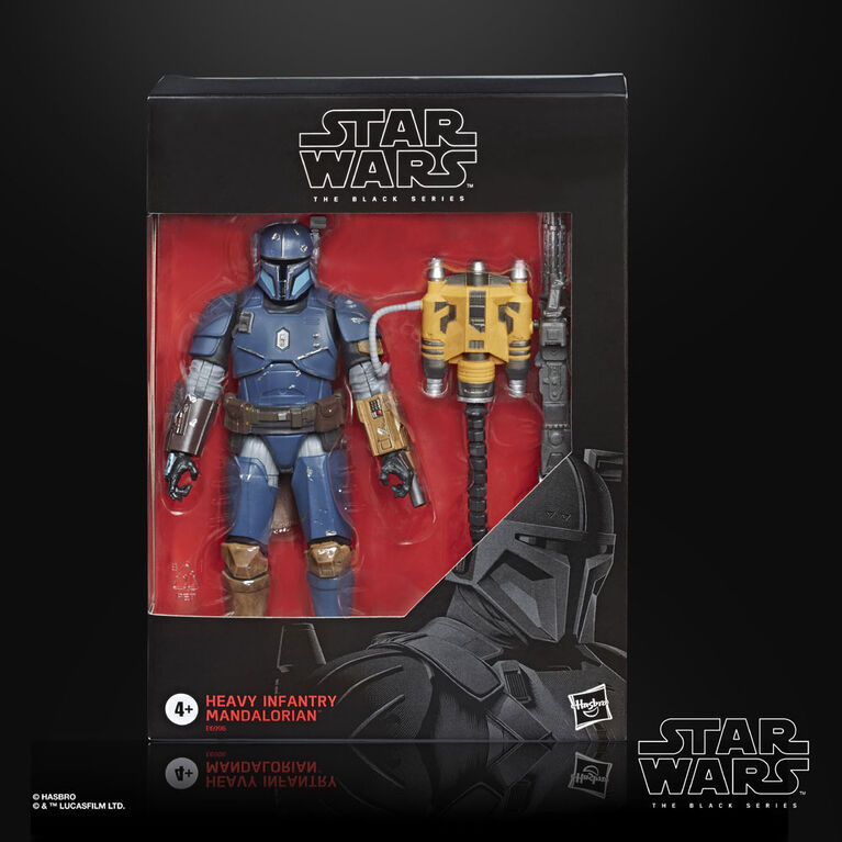 Star Wars The Black Series: Heavy Infantry Mandalorian - 6-inch Scale The Mandalorian Collectible Deluxe - R Exclusive