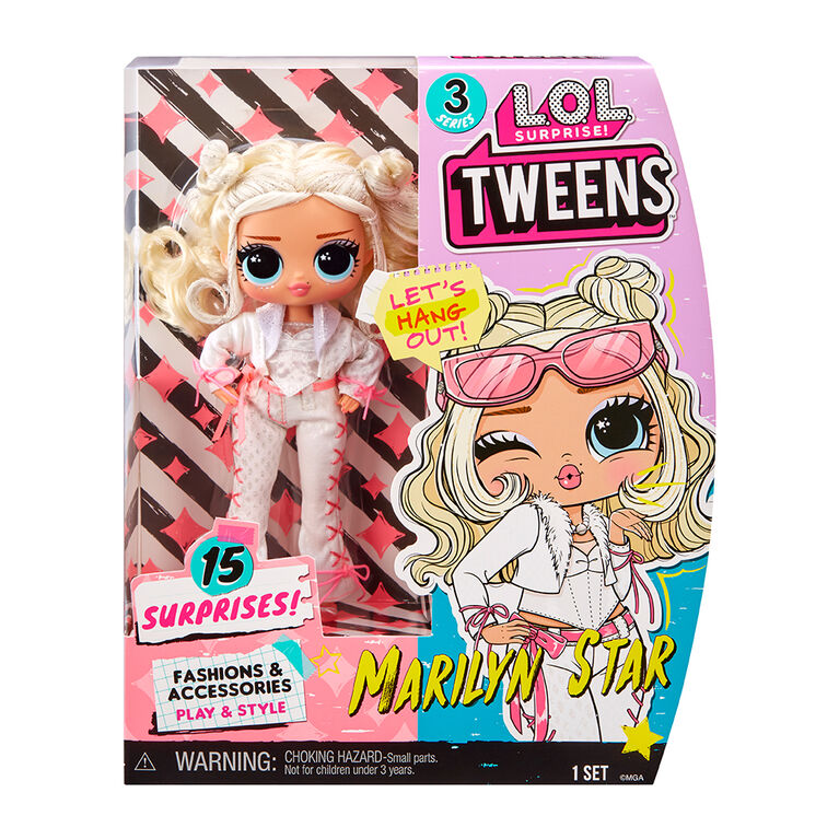LOL Surprise Tween Series 3 Fashion Doll Marilyn Star with 15 Surprises