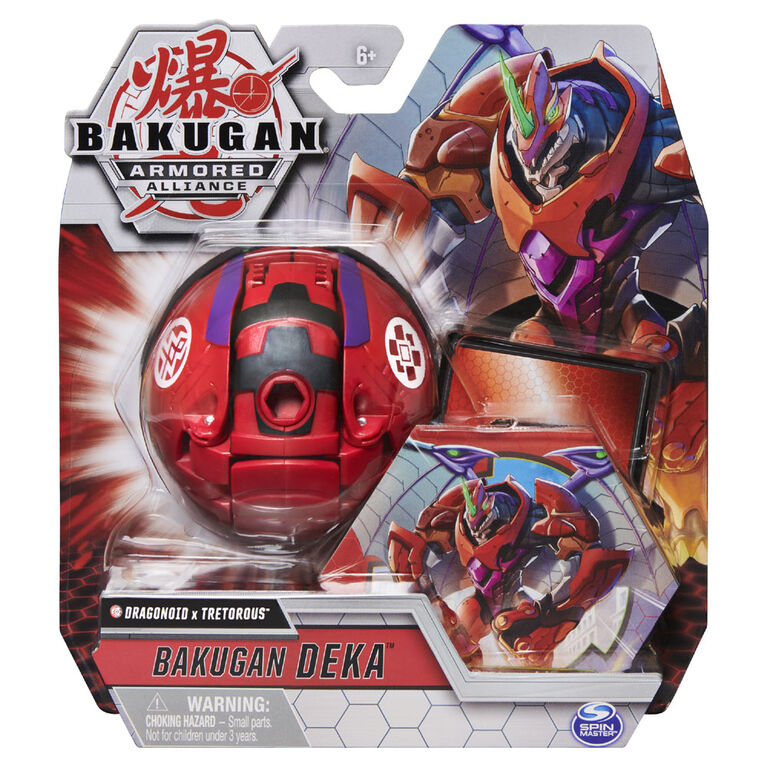 Bakugan Deka, Fusion Dragonoid x Tretorous, Figurine transformable géante à collectionner