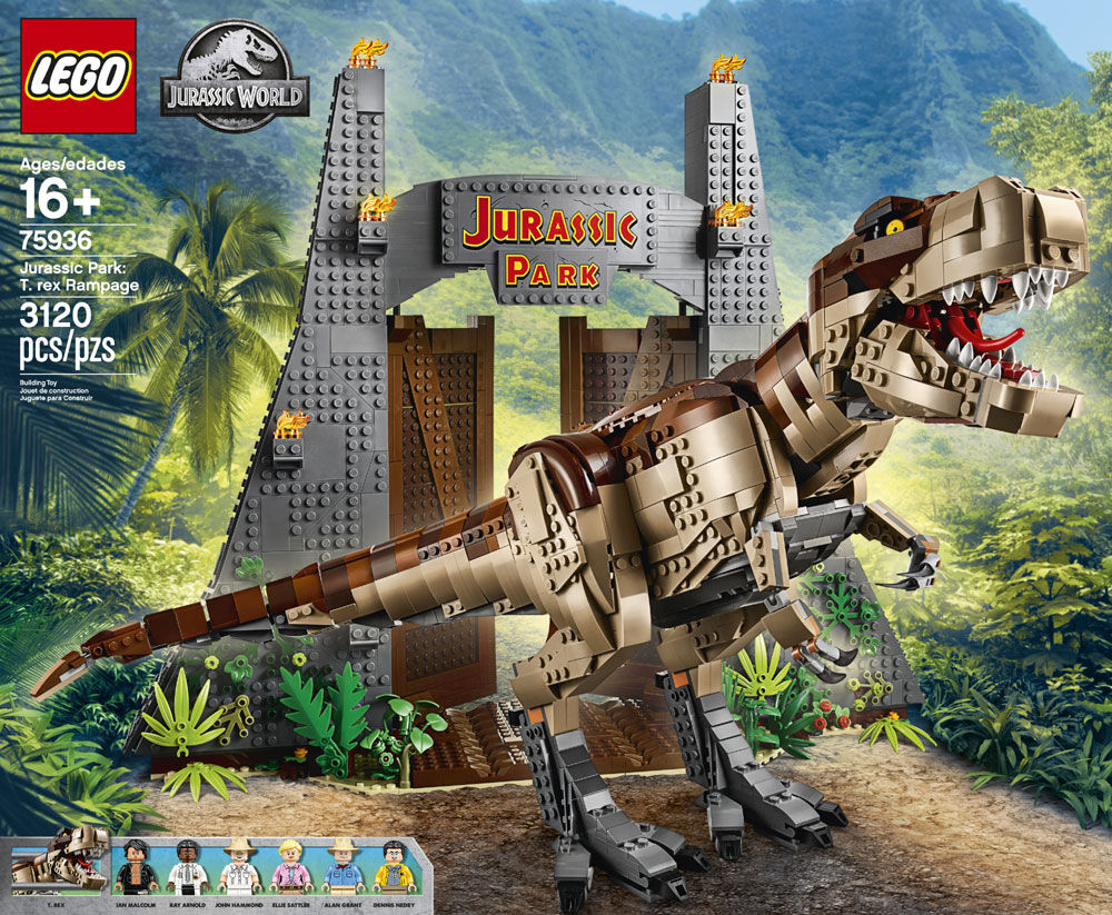 T rex rampage lego store
