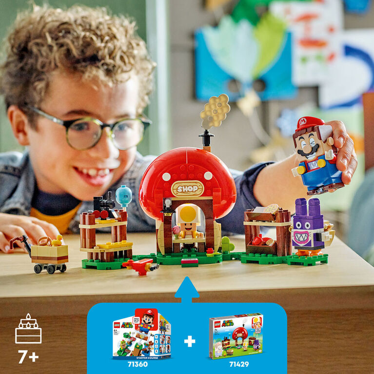 LEGO Super Mario Ensemble d'extension Chipin et la boutique Toad