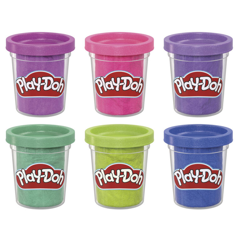 Play-Doh Sparkle Collection 6 Pack, Kids Arts and Crafts