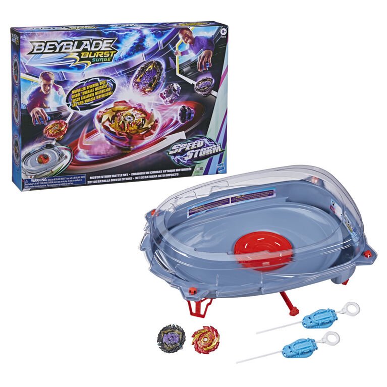 Beyblade Burst Surge Speedstorm Motor Strike Battle Set