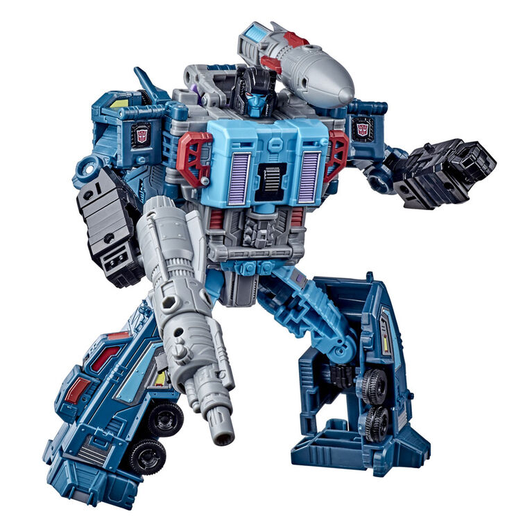 Transformers Toys Generations War for Cybertron: Earthrise Leader WFC-E23 Doubledealer Triple Changer Action Figure