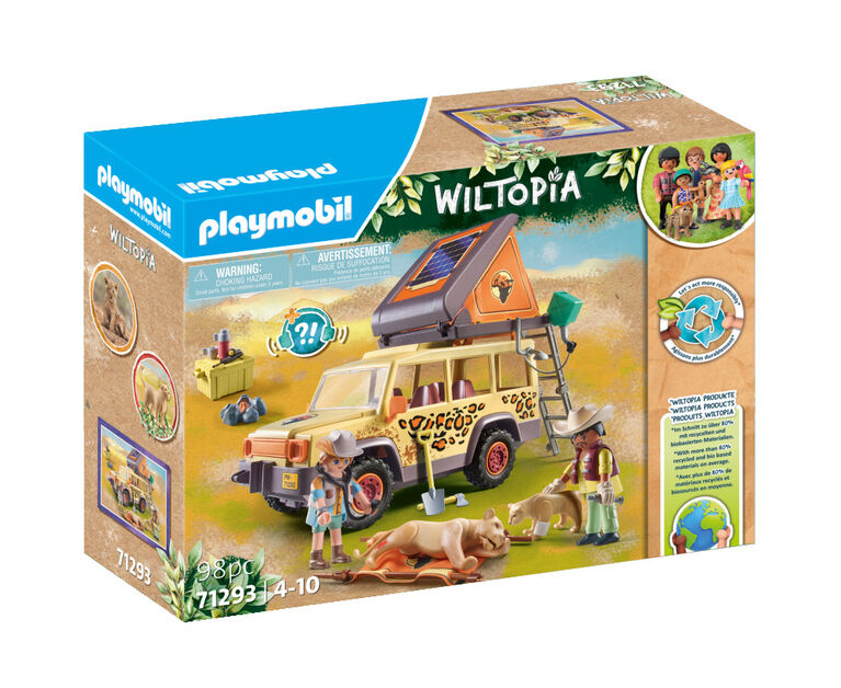 Playmobil - WILTOPIA - Cross-Country Vehicle with Lions