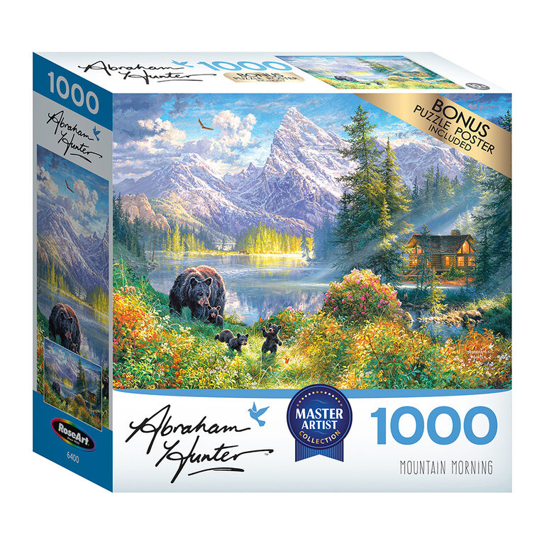 Cra-Z-Art - Abraham Hunter 1000pc Puzzle - Mountain Morning
