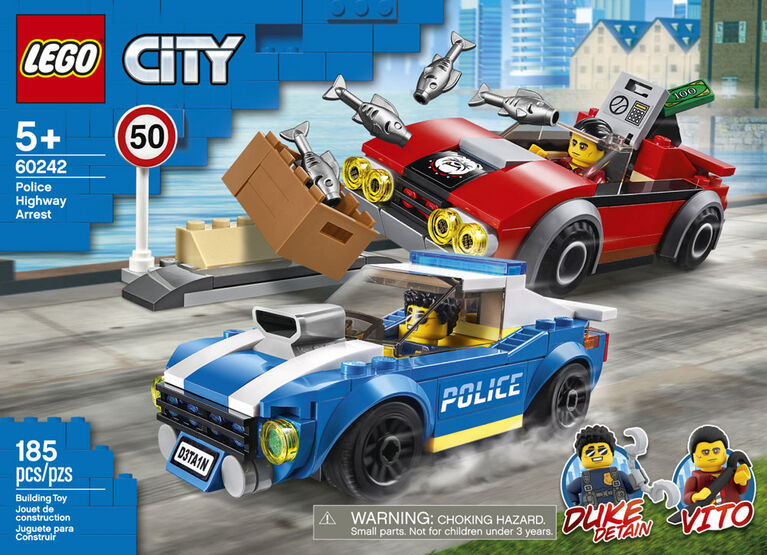 LEGO City Police Highway Arrest 60242 (185 pieces)