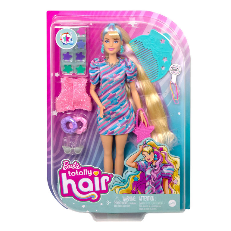 Barbie -Ultra Chevelure - Poupée à thème d'étoiles, cheveux 21,59cm