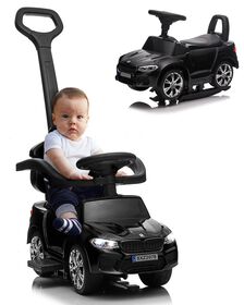 Voltz Toys BMW M5 4-In-1 Push Pedal Car, Black