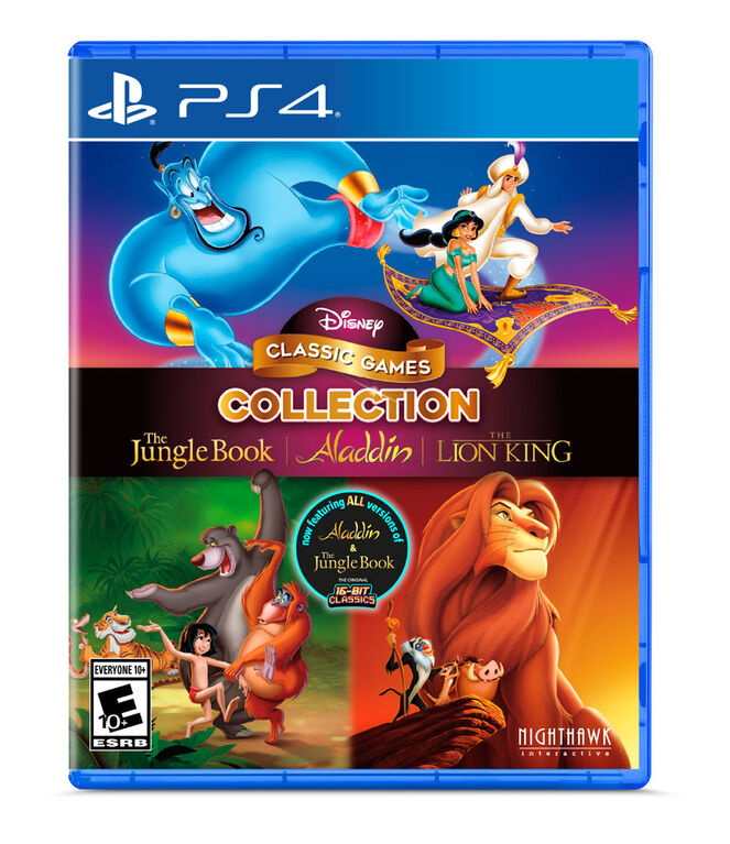 Collection de jeux classiques Disney Playstation 4