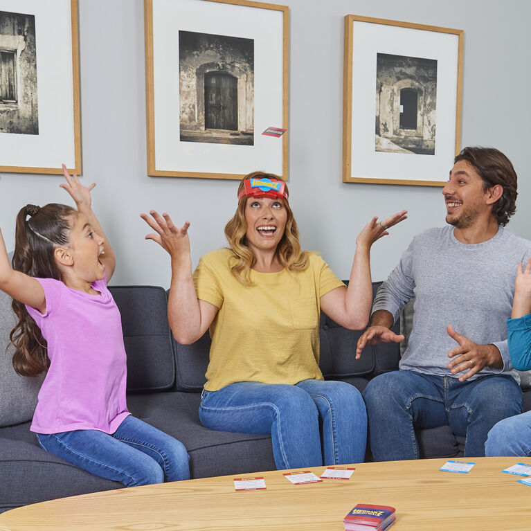 Décollage de Hedbanz ! Jeu de devinettes pour les enfants et les familles