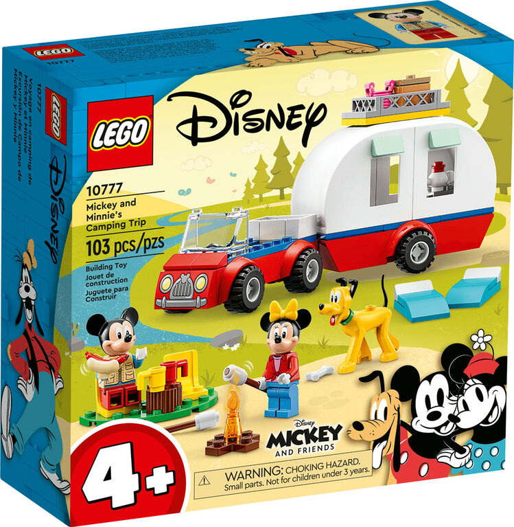 LEGO  Disney Mickey et ses amis - Voyage en camping de Mickey Mouse et Minnie Mouse 10777