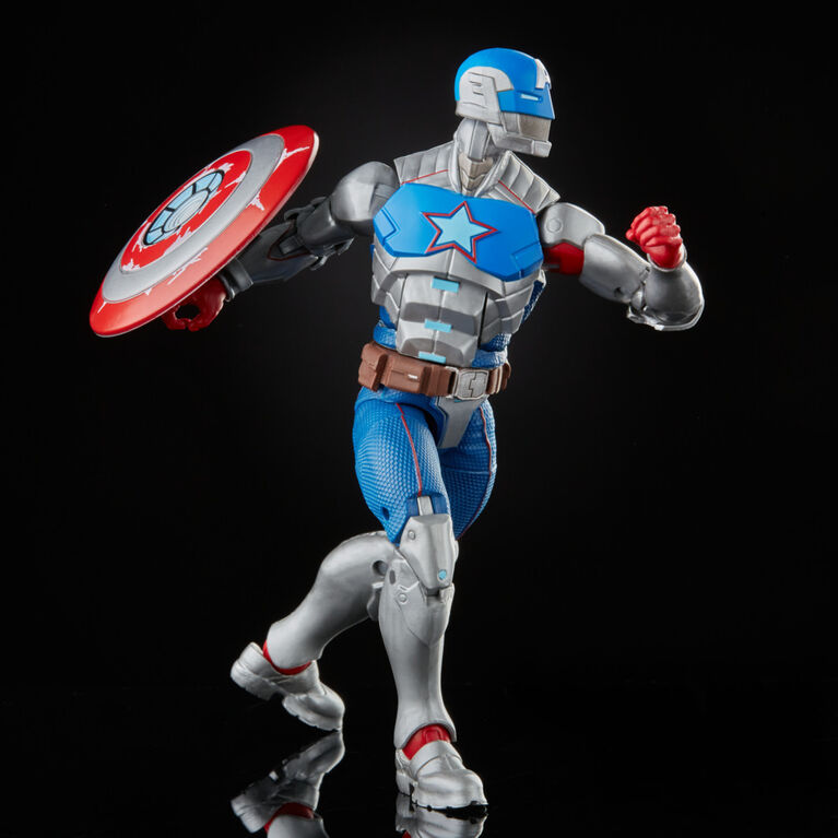 Marvel Legends Series Civil Warrior Action Figure Toy With Shield Accessory