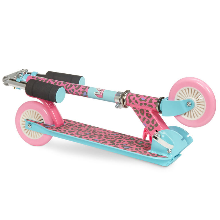 L.O.L. Surprise! Folding Kick Scooter - Leopard Version