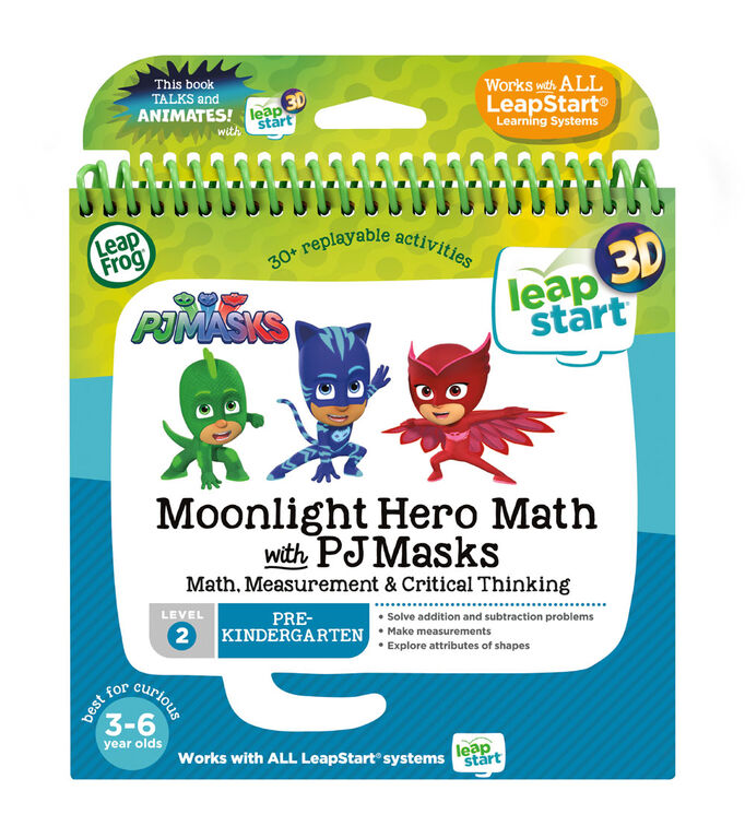 LeapFrog LeapStart 3D Moonlight Hero Math with PJ Masks Activity Book - English Edition