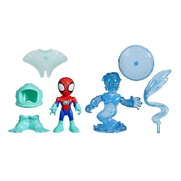 Marvel Spidey and his Amazing Friends Water-Webs Spidey & Hydro-Man Toys