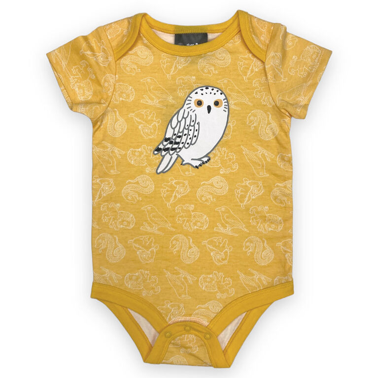 Harry Potter - Body manches courtes - Jaune -6-12M