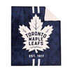 NHL Toronto Maple Leafs Sherpa Throw, 50" x 60"
