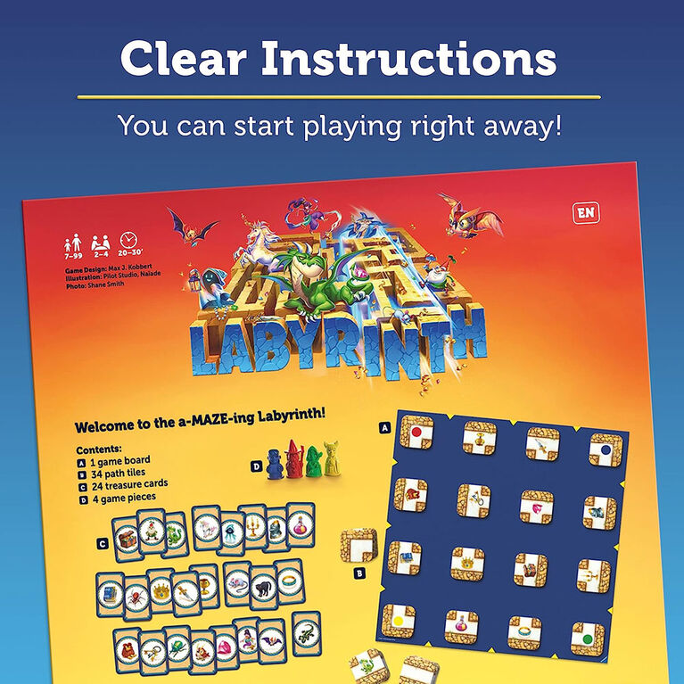 Labyrinth Strategy Game - English Edition