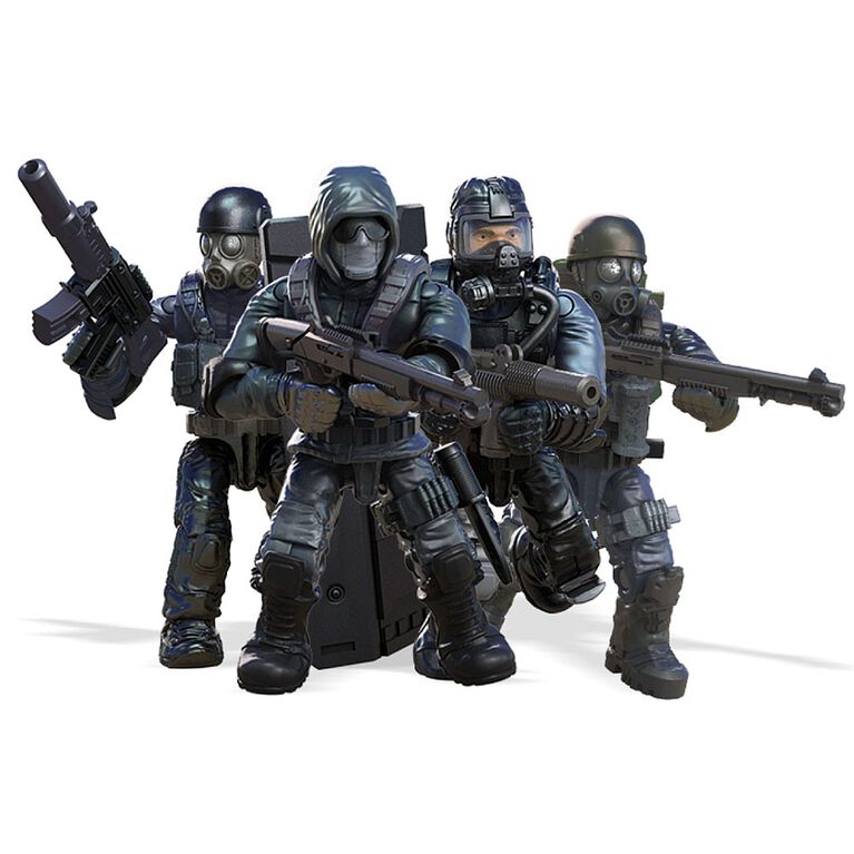 Mega Construx -  Call of Duty Urban Strike Squad Micro Action Figure Set