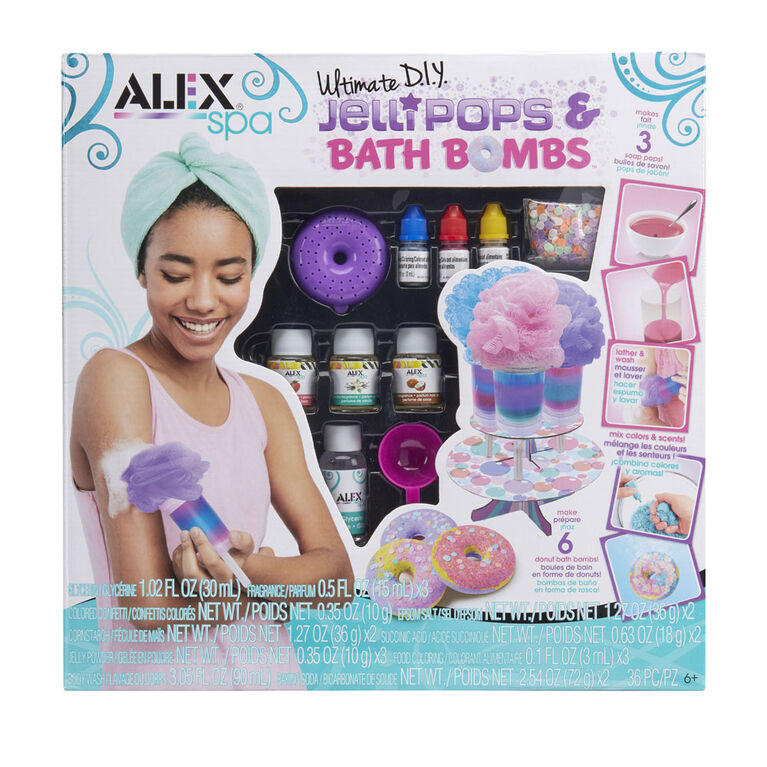 ALEX Spa Ultimate DIY Jelli Pops and Bath Bombs Toys R Us Canada